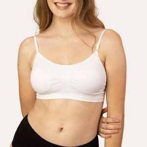 Coobie Intimates Coobie Intimates Scoopneck Cami Bra, No 9012, White New w/Tag